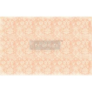 Papel Decoupage| Redesign with Prima| Peach Damask 48,26x76,2cm.
