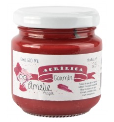 Pintura acrílica Amelie 29 Carmín 120ml.