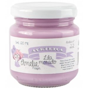 Pintura acrílica Amelie 22 Lila Morado 120ml.