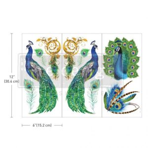 Decor Transfer| Redesign with Prima| Peacock Paradise (3 hojas)