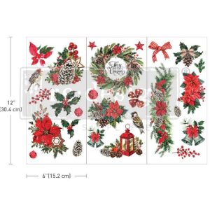 Decor Transfer| Redesign with Prima| Classic Christmas (3 hojas)
