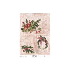 Papel arroz decoupage R0187 A4