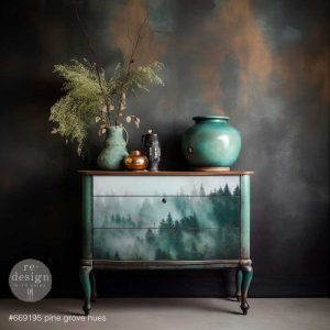 Papel Decoupage de fibra| Pine Grove Hues A1| Redesign with Prima