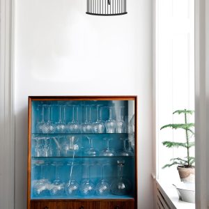 Adhesivo de pared jaula con pájaro