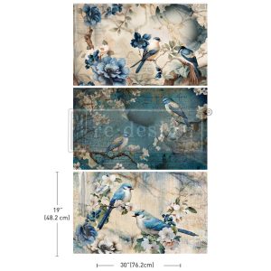 Papel Decoupage| Redesign with Prima| Sapphire Wings