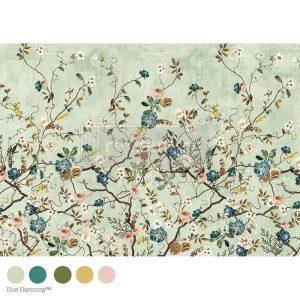 Papel Decoupage de fibra| Redesign with Prima| Blossom Perch A1