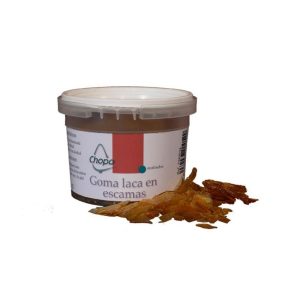Goma laca rubia descerada en escamas 50gr.