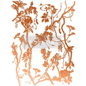 Decor Transfer| Redesign with Prima| Kacha Copper Foil Bird Watching