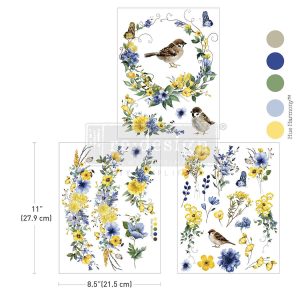 Decor Transfer| Redesign with Prima| Sunlit Aviary (3 hojas)