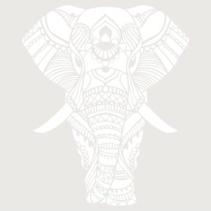 Stencil Figura 067 Elefante Mandala