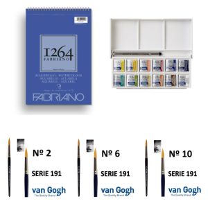 Kit taller acuarela creativa